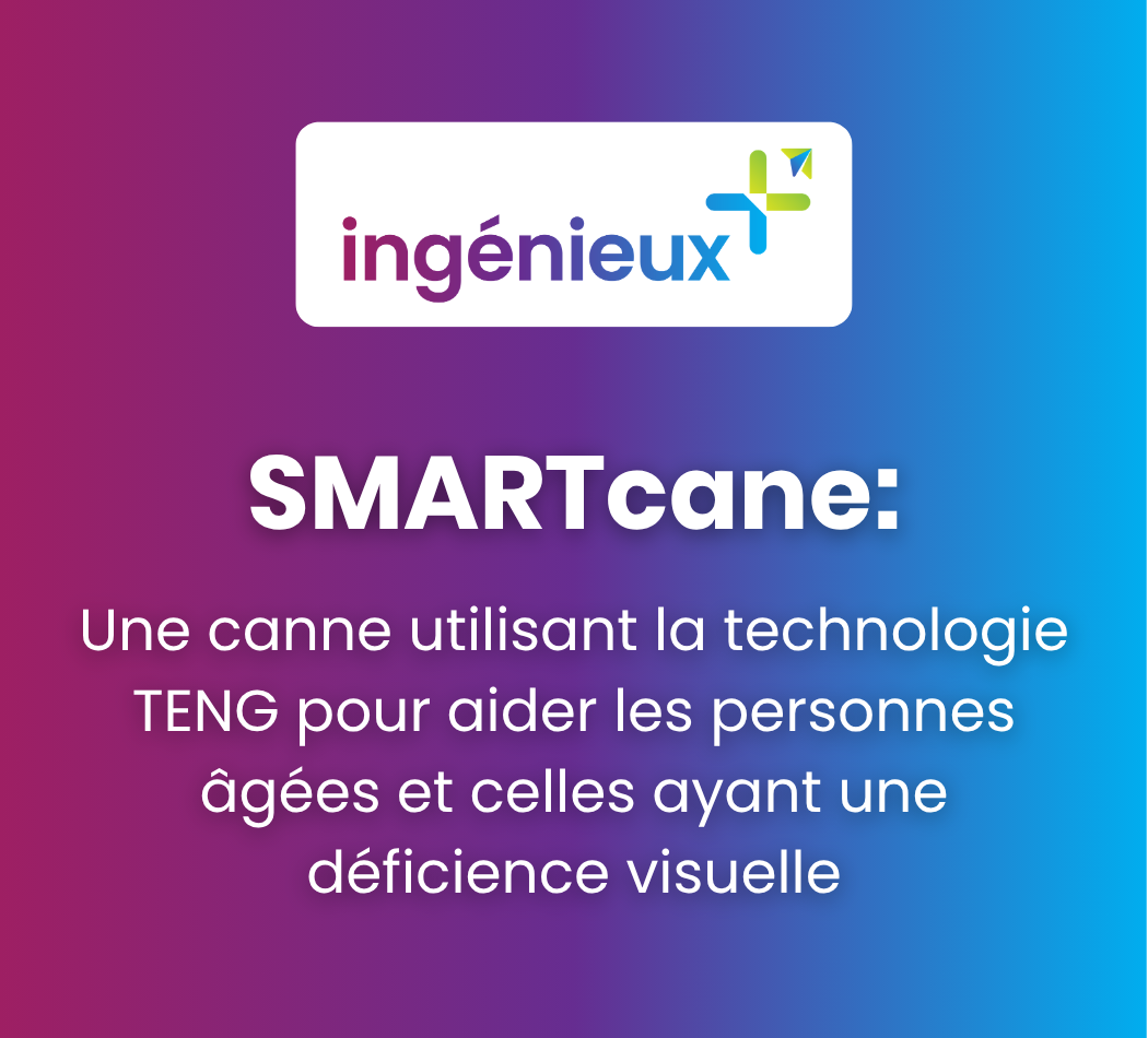 une canne utilisant la technologie TENG pour aider les personnes âgées et celles ayant une déficience visuelle